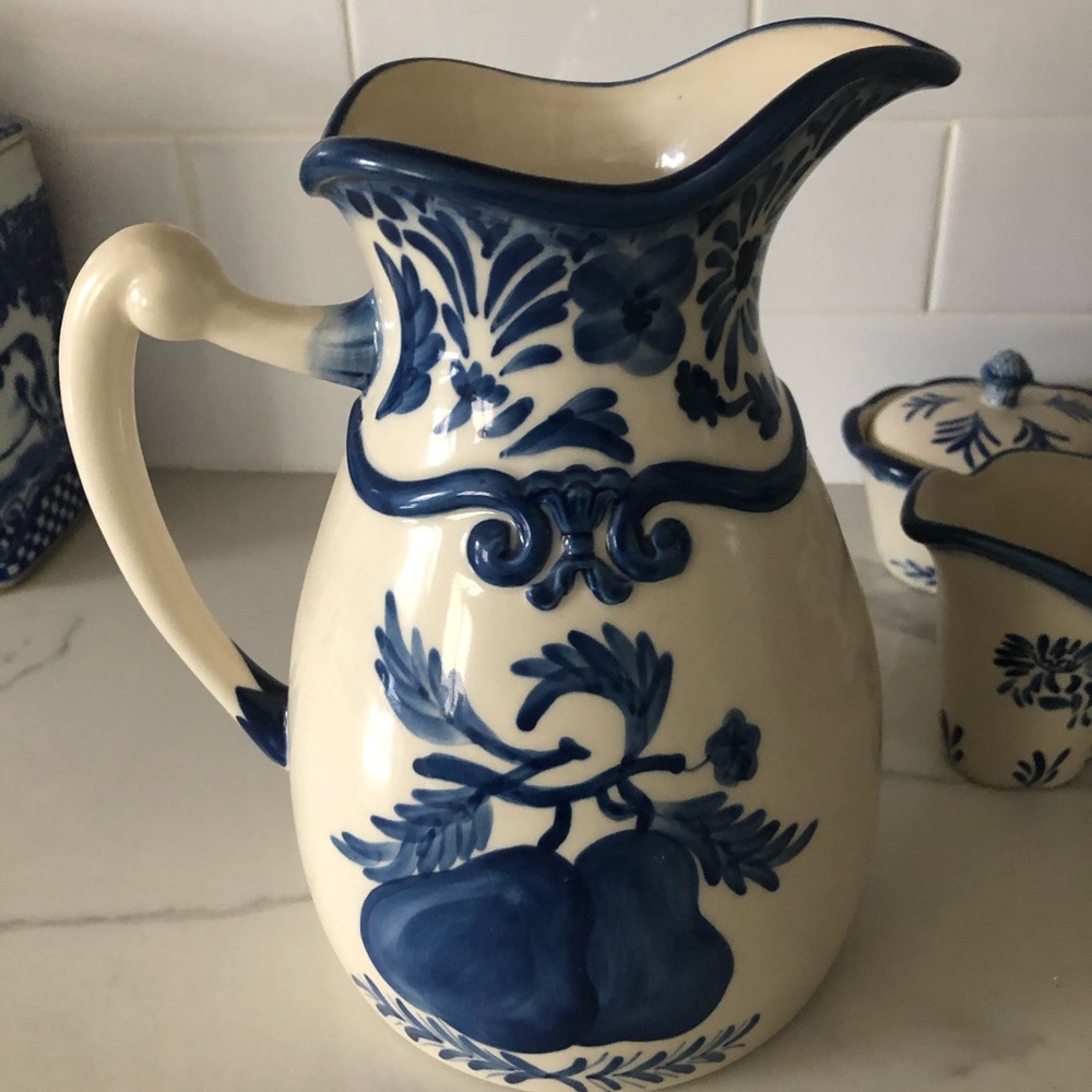 Bella casa ceramic pitcher